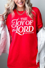 5000-E3179 Joy of the Lord Graphic Heavy Cotton Tee $9