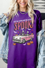 5000-E3142 Spooky Skeleton Graphic Heavy Cotton Tee $9