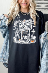 5000P-E3122 Bookstore Halloween Graphic Plus Heavy Cotton Tee $12.75