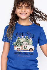 US3001Y-E3174Z North Pole Christmas Kids Graphic Tee $11