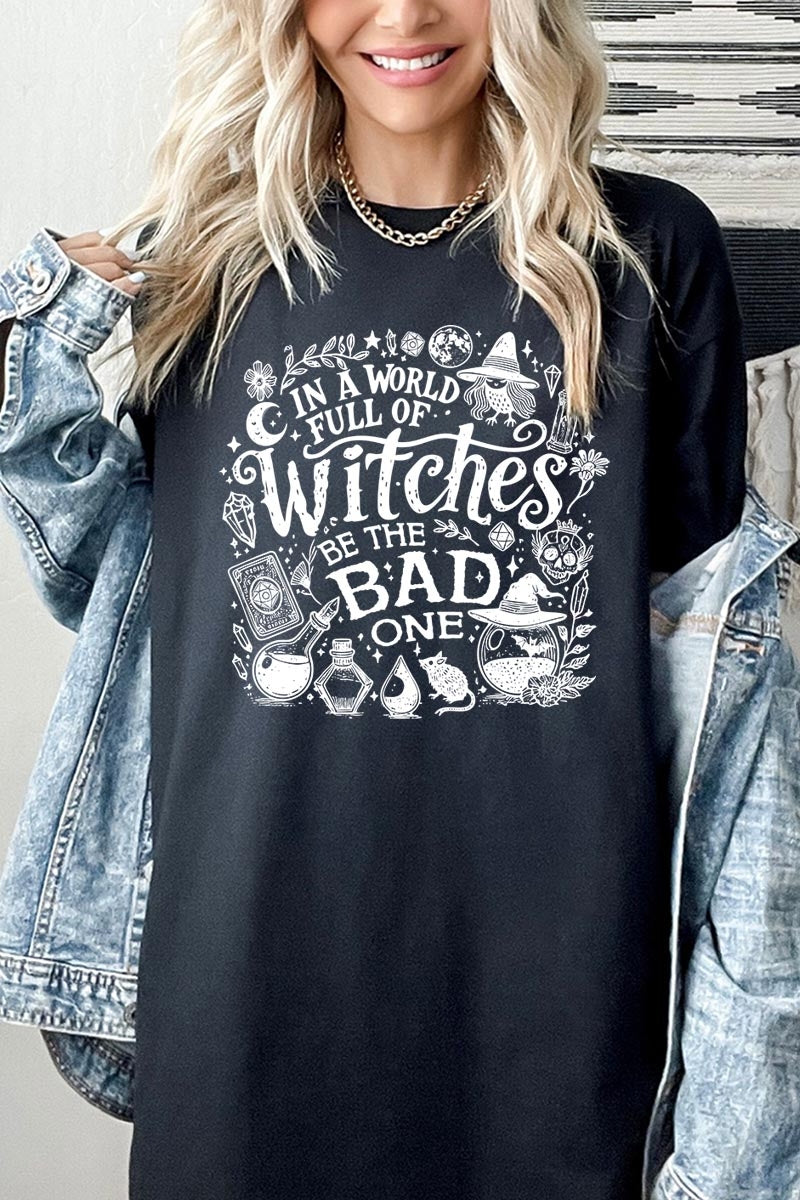 5000P-E3139 In a World of Witches Plus Heavy Cotton Tee $12.75