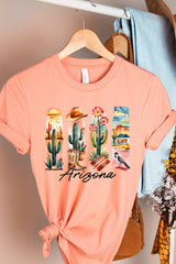 US3001-E3061AZ Arizona State Brushstroke Graphic Tee $12.5