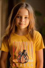 US3001Y-E3145Z Pumpkin Season Kids Graphic Tee $11