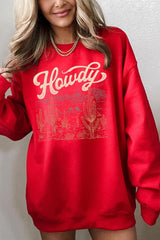 UL180P-E3095 Howdy Desert Western Graphic Plus Sweatshirt $25