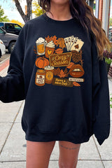 UL180-E3119 Retro Fall Collage Graphic Sweatshirt $20