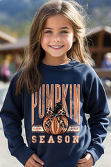 UL180B-E3145Z Pumpkin Season Kids Graphic Sweatshirt $20