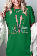 5000-E3187 Apres Ski Club Graphic Heavy Cotton Tee $9