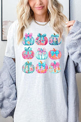 5000P-E3137 Coquette Pumpkin Graphic Plus Heavy Cotton Tee $12.75