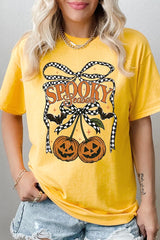 5000P-E3085 Pumpkin Cherries Graphic Plus Heavy Cotton Tee $12.75