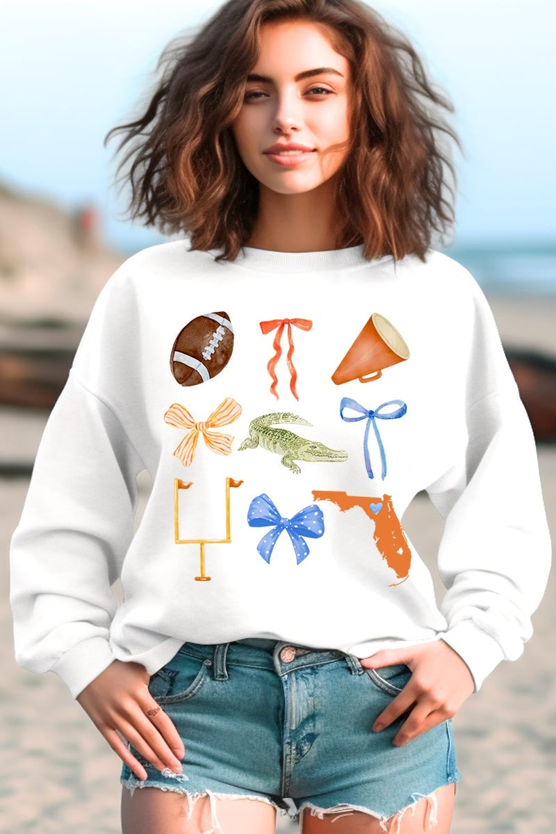 UL180-E3078 Florida Football Graphic Sweatshirt $20
