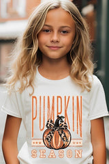 US3001Y-E3145Z Pumpkin Season Kids Graphic Tee $11
