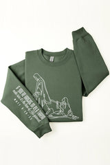 UL180-E3075FS If Youu2019re Hanging On Graphic Sweatshirt $22