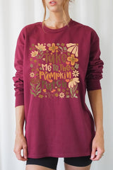 UL240P-E3136 Take Me To The Pumpkin Patch Plus Long Sleeve Tee $17