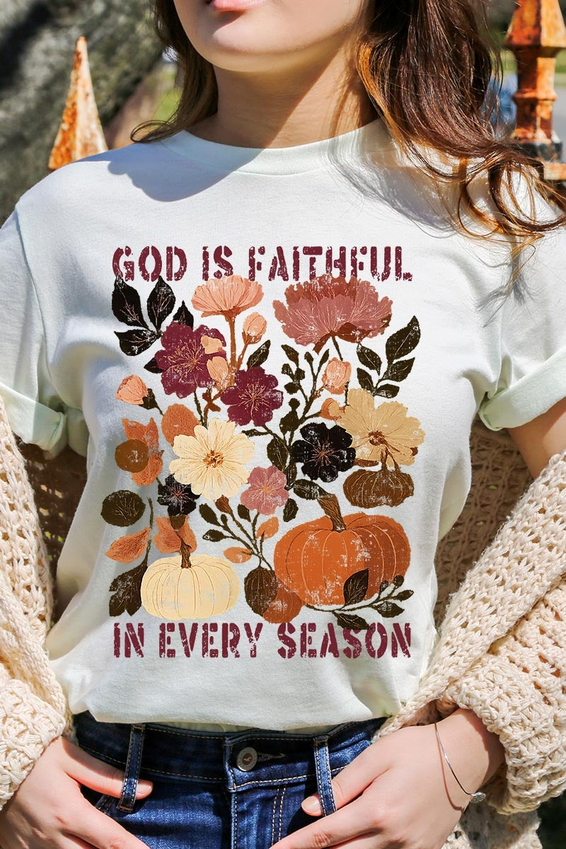 US3001P-E3171 Faithful In Every Season Graphic Plus Tee $16