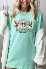 US3001-E3192 Deer & Duck Hunting Season Graphic Tee $12.5