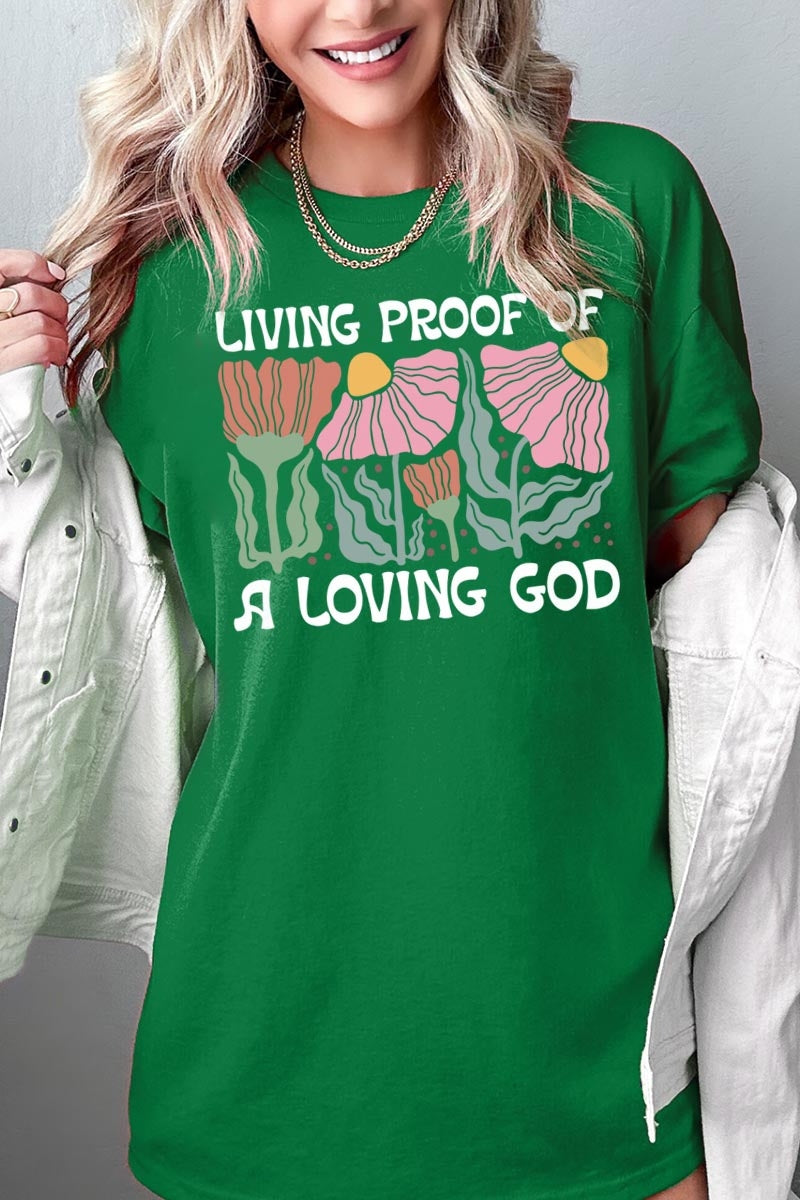 5000-E3066 Living Proof of a Loving Graphic Heavy Cotton Tee $9