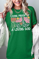 5000-E3066 Living Proof of a Loving Graphic Heavy Cotton Tee $9