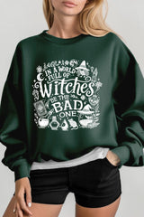UL180-E3139 In a World of Witches Graphic Sweatshirt $20