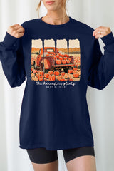 UL240P-E3172 Harvest Is Plenty Graphic Plus Long Sleeve Tee $17