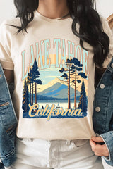 US3001P-E3059 Lake Tahoe Graphic Plus Tee $16