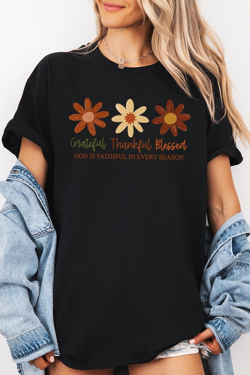 5000-E3165 Boho Fall Christian Graphic Heavy Cotton Tee $9