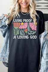 5000-E3066 Living Proof of a Loving Graphic Heavy Cotton Tee $9