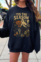 UL180-E3125 Tis The Season Halloween Graphic Sweatshirt $20