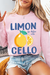 UL180-E3056 Limoncello Graphic Sweatshirt $20