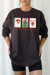 UL240P-E3201 Most Wonderful Time Graphic Plus Long Sleeve Tee $17