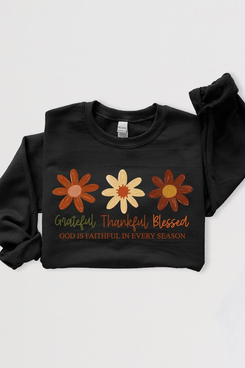 UL180-E3165 Boho Fall Christian Graphic Sweatshirt $20