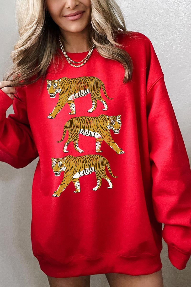 UL180-E3104 Retro Tigers Graphic Sweatshirt $20