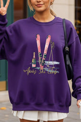 UL180P-E3187 Apres Ski Club Graphic Plus Sweatshirt $25