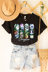 US3001-E3061OR Oregon State Brushstroke Graphic Tee $12.5