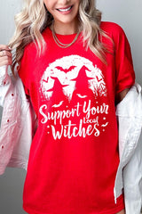 5000-E3161 Local Witches Halloween Graphic Heavy Cotton Tee $9