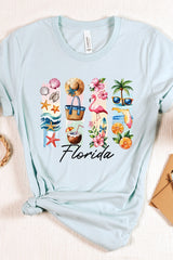 US3001P-E3061FL Florida State Brushstroke Graphic Plus Tee $16
