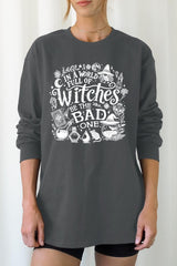 UL240P-E3139 In a World of Witches Graphic Plus Long Sleeve Tee $17