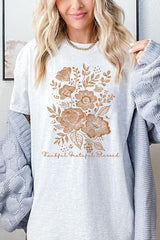 5000P-E3155 Neutral Thanksgiving Graphic Plus Heavy Cotton Tee $12.75