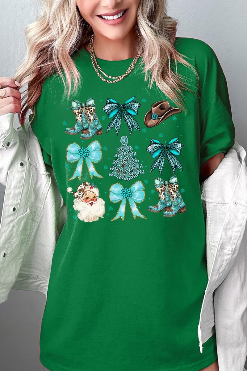 5000-E3180 Western Christmas Graphic Heavy Cotton Tee $9