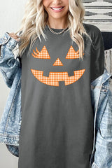 5000-E3148 Cute Pumpkin Halloween Graphic Heavy Cotton Tee $9