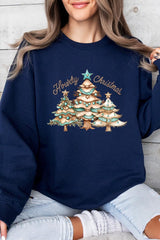 UL180P-E3185 Howdy Christmas Graphic Plus Sweatshirt $25