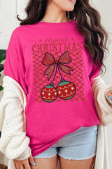 5000P-E3196 Cherry Ornament Christmas Graphic Plus Heavy Cotton Tee $12.75