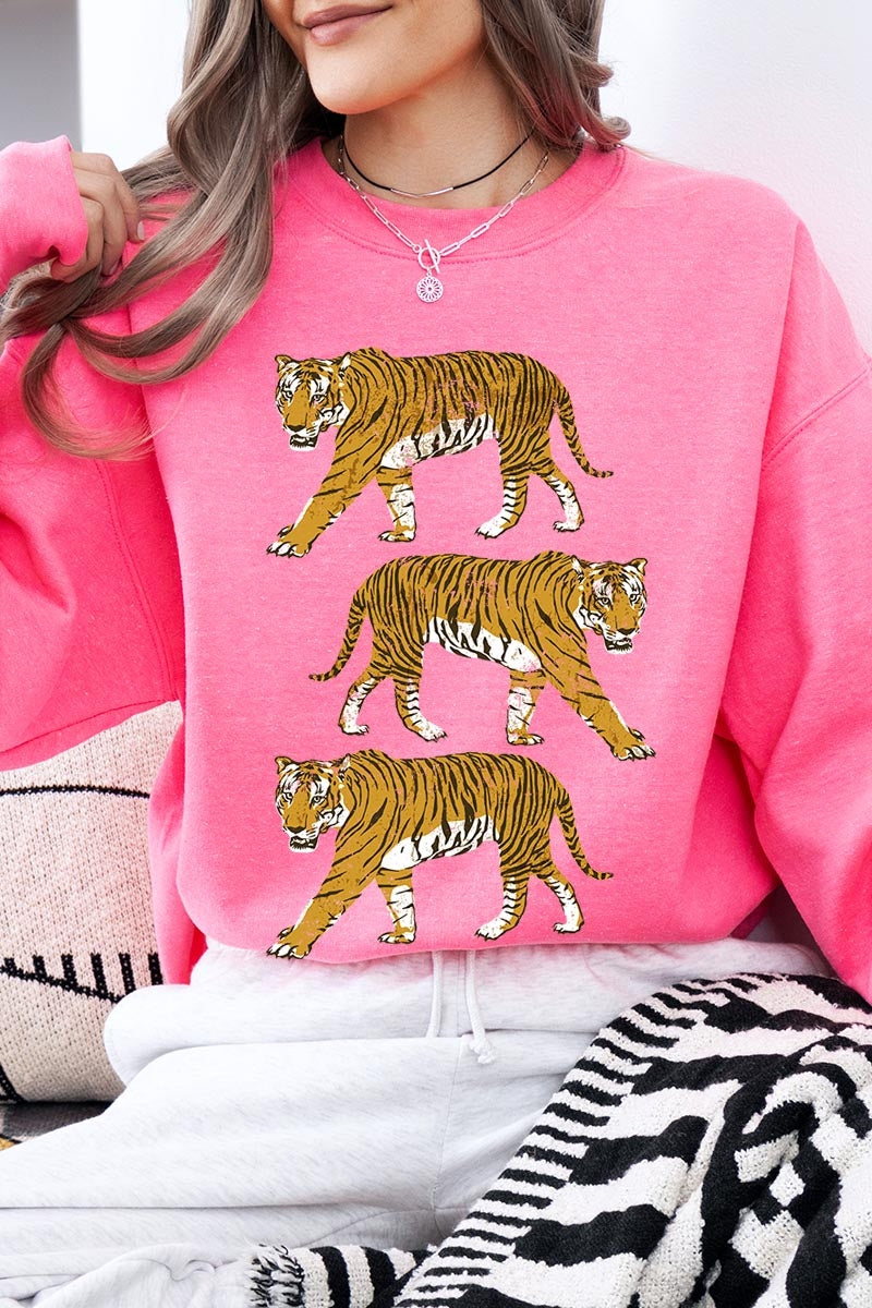 UL180-E3104 Retro Tigers Graphic Sweatshirt $20