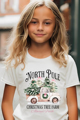 US3001Y-E3174Z North Pole Christmas Kids Graphic Tee $11