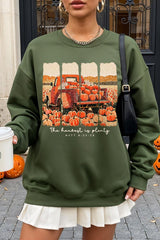 UL180-E3172 Harvest Is Plenty Graphic Sweatshirt $20