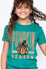 US3001Y-E3145Z Pumpkin Season Kids Graphic Tee $11