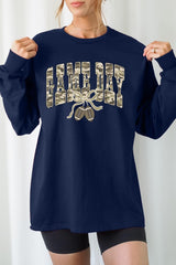UL240P-E3131 Football Game Day Camo Plus Long Sleeve Tee $17
