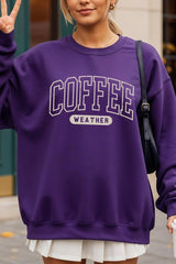 UL180-E3207 Coffee Weather Graphic Sweatshirt $20