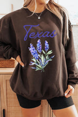 UL180P-E3060 Texas Bluebonnet Graphic Plus Sweatshirt $25