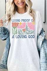5000P-E3066 Living Proof of Graphic Plus Heavy Cotton Tee $12.75