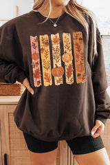 UL180-E3110 Brushstroke Boho Fall Graphic Sweatshirt $20